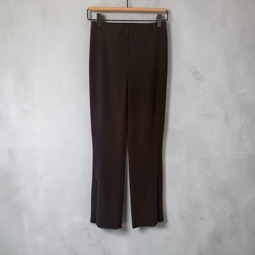 Lululemon Brushed Softstreme Ribbed Zip Flared Pant - 25” - 4 - Picture 3 of 9